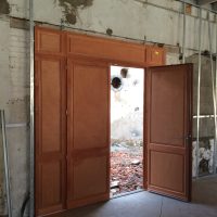 Porte d'entrée bois St Just La Pendue Porte d'entrée bois St Just La Pendue