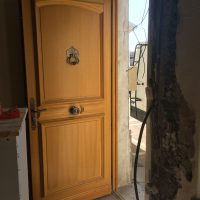 Porte d'entrée bois St Just La Pendue Porte d'entrée bois St Just La Pendue